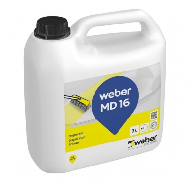 weber.vetonit MD16 (4716) Grunto koncentratas  3l bakelis