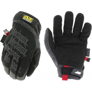 Žieminės pirštinės Mechanix COLDWORK™ ORIGINAL, XL dydis. Velcro, dirbtinė oda, 3M Thinsulate™C40